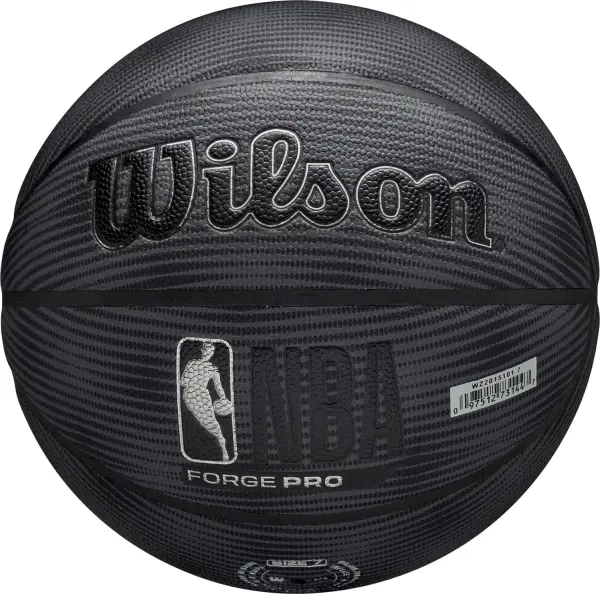 Баскетбольний м'яч Wilson NBA FORGE PRO MIDNIGHT чорно-темно-сірий Розмір 7 WZ2015101XB7