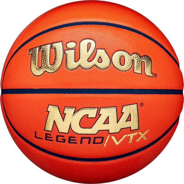Баскетбольний м'яч Wilson NCAA LEGEND VTX оранжево-золотий Розмір 7 WZ2007401XB7