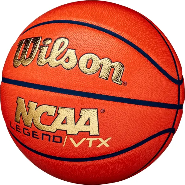 Баскетбольний м'яч Wilson NCAA LEGEND VTX оранжево-золотий Розмір 7 WZ2007401XB7