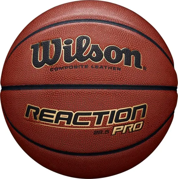 Баскетбольный мяч Wilson REACTION PRO 285 коричневый Размер 6 WTB10138XB06