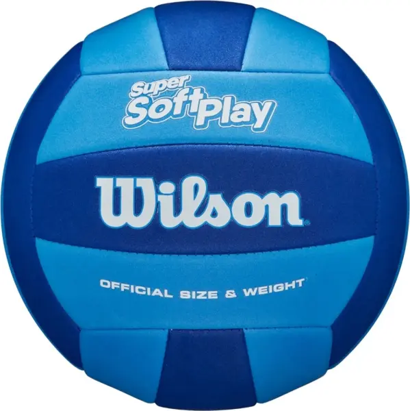 Волейбольный мяч Wilson SUPER SOFT PLAY сине-темно-синий Размер 5 WV4006001XBOF