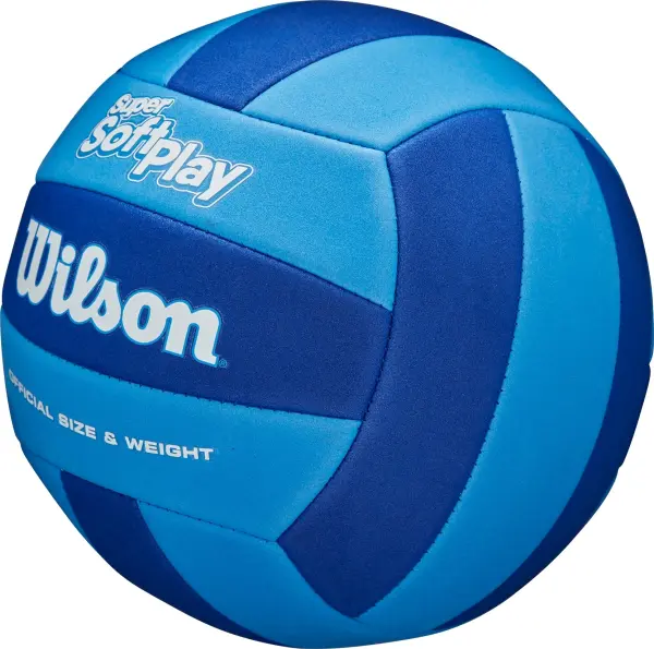 Волейбольный мяч Wilson SUPER SOFT PLAY сине-темно-синий Размер 5 WV4006001XBOF