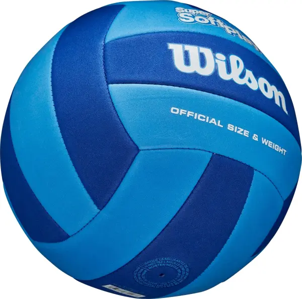 Волейбольный мяч Wilson SUPER SOFT PLAY сине-темно-синий Размер 5 WV4006001XBOF