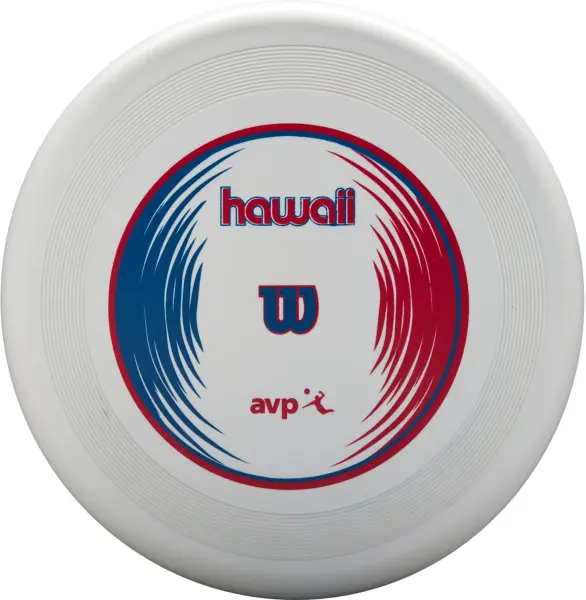 Пляжный набор (волейбольный мяч и фрисби) Wilson HAWAII AVP бело-красно-синий Размер 5 WTH80219KIT