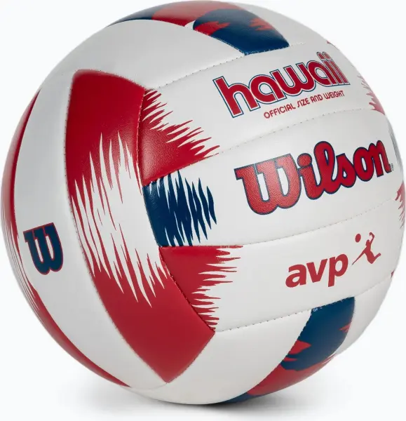 Пляжный набор (волейбольный мяч и фрисби) Wilson HAWAII AVP бело-красно-синий Размер 5 WTH80219KIT