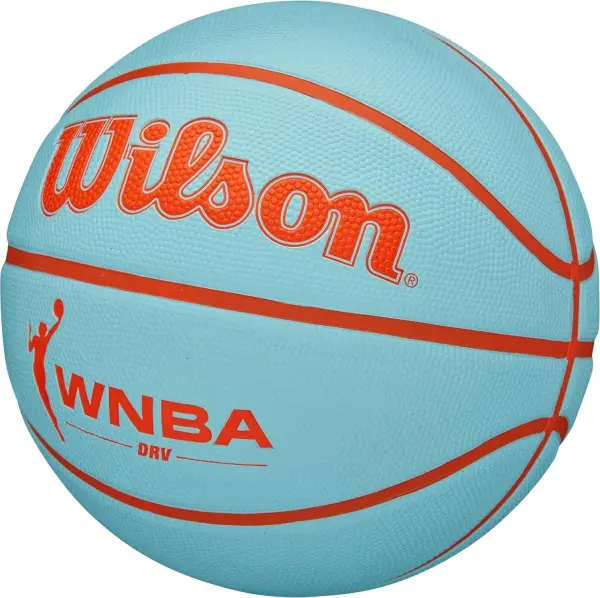 Баскетбольный мяч Wilson WNBA DRV голубо-оранжевый Размер 6 WTB4809XB06