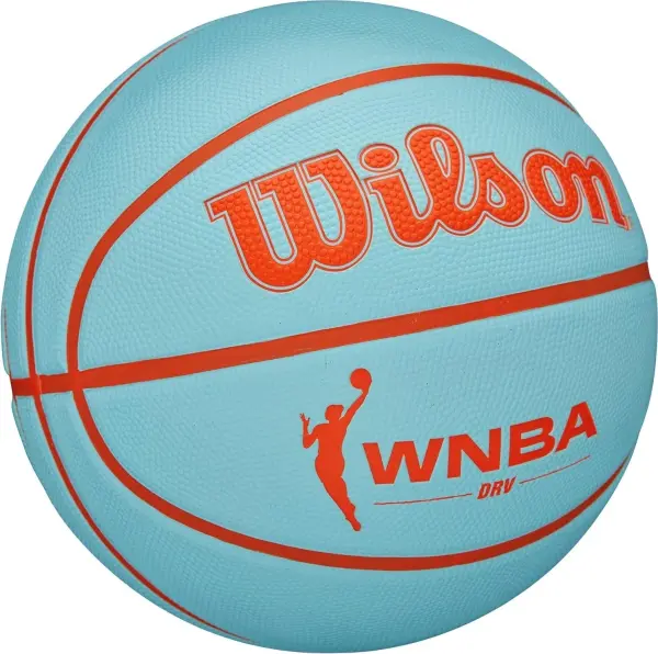 Баскетбольный мяч Wilson WNBA DRV голубо-оранжевый Размер 6 WTB4809XB06