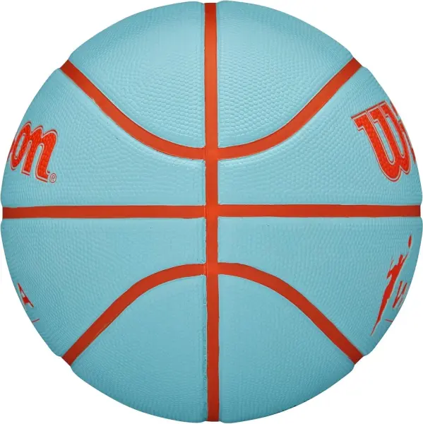 Баскетбольный мяч Wilson WNBA DRV голубо-оранжевый Размер 6 WTB4809XB06