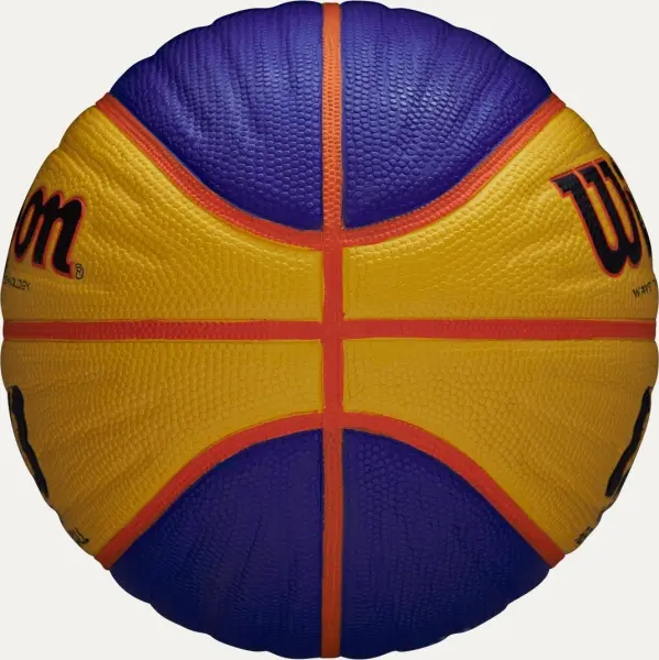 Баскетбольний м'яч Wilson FIBA 3X3 REPLICA жовто-синьо-червоний Розмір 6 WTB1033XB