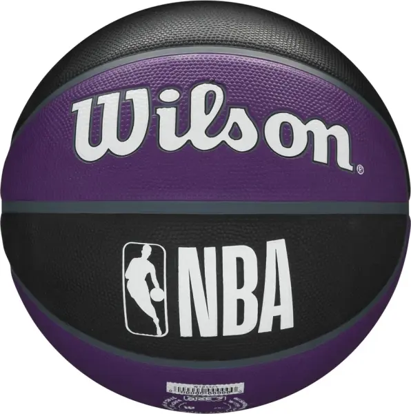 Баскетбольний м'яч Wilson NBA TEAM TRIBUTE SACRAMENTO KINGS фіолетово-чорний Розмір 7 WTB1300XBSAC