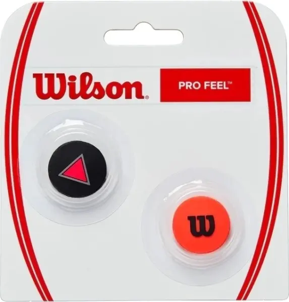 Віброгасники для ракеток Wilson PRO FEEL CLASH DAMPENERS червоно-чорні (2 штуки) WR8405701001