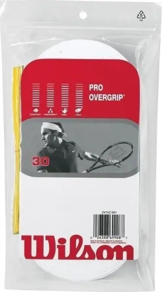 Обмотка для ракеток Wilson PRO OVERGRIP біла (30 штук) Z4742/WRZ4017