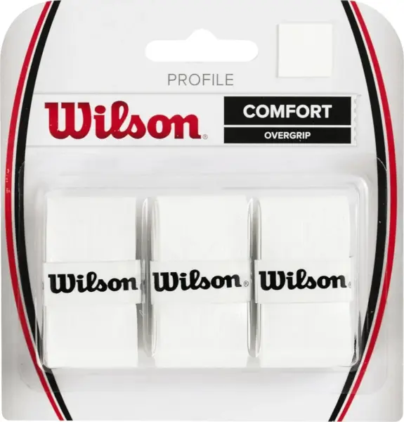 Обмотка для ракеток Wilson PROFILE OVERGRIP біла (3 штуки) WRZ4025
