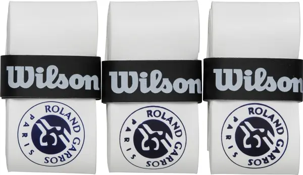 Обмотка для ракеток Wilson ROLAND GARROS 2024 OVERGRIPS біло-темно-синя (3 штуки) WR8442601001