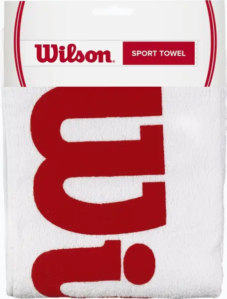 Рушник Wilson SPORT TOWEL біло-червоний WRZ540100