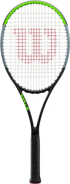 Ракетка для тенісу Wilson BLADE 98 16X19 V7 чорно-сіро-салатова WR013610
