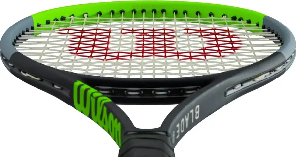 Ракетка для тенісу Wilson BLADE 98 16X19 V7 чорно-сіро-салатова WR013610