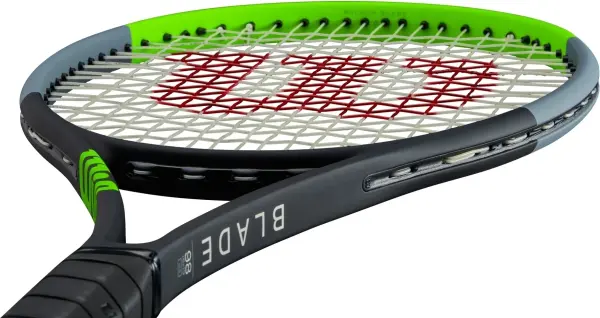 Ракетка для тенісу Wilson BLADE 98 16X19 V7 чорно-сіро-салатова WR013610
