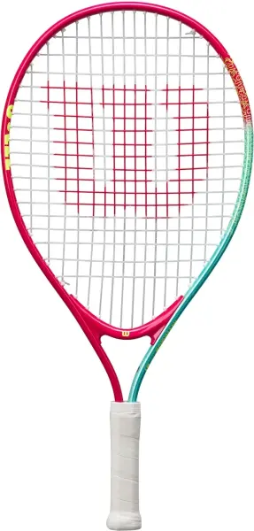 Ракетка для тенісу дитяча Wilson INTRIGUE JR 21 рожево-бірюзово-жовта WR180510