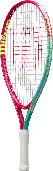 Ракетка для тенісу дитяча Wilson INTRIGUE JR 21 рожево-бірюзово-жовта WR180510