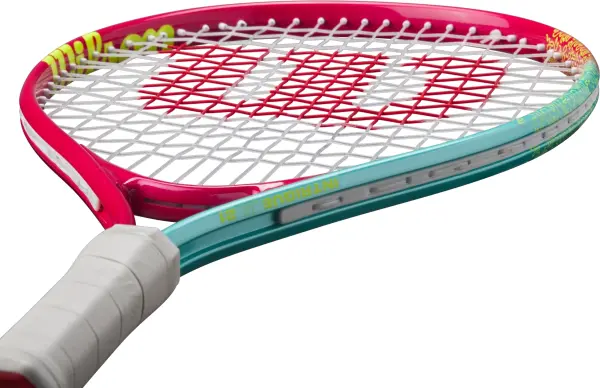 Ракетка для тенісу дитяча Wilson INTRIGUE JR 21 рожево-бірюзово-жовта WR180510