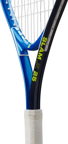 Ракетка для тенниса детская Wilson SLAM JR 25 сине-черно-желтая WR171810