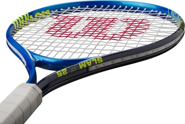 Ракетка для тенниса детская Wilson SLAM JR 25 сине-черно-желтая WR171810
