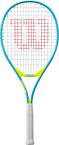 Ракетка для тенісу дитяча Wilson ULTRA POWER JR 25 блакитно-жовта WR118710