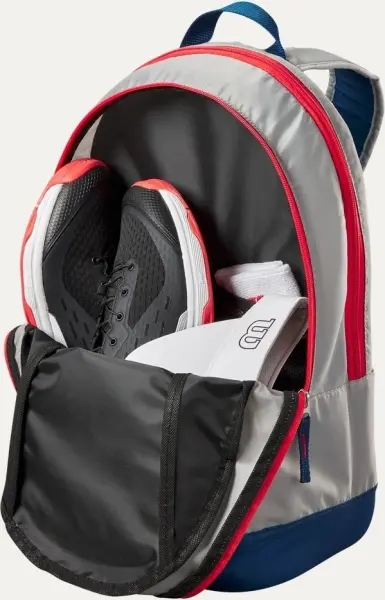 Рюкзак подростковый Wilson JUNIOR светло-серо-красно-синий WR8023801001