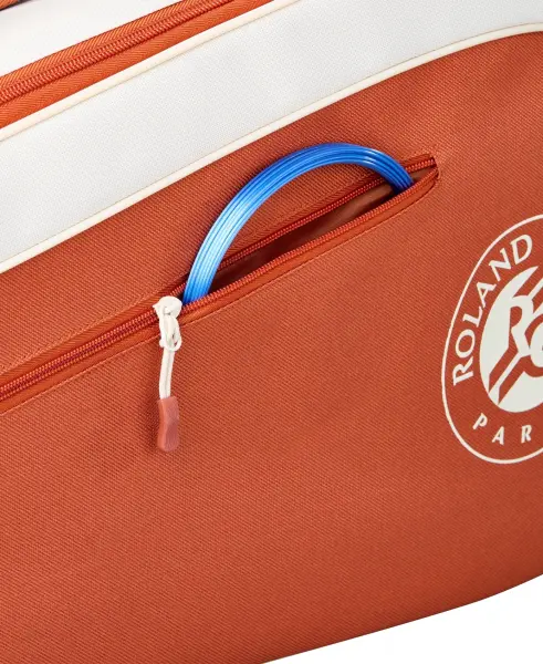 Сумка для тенниса Wilson ROLAND-GARROS 2025 TEAM 3 персиково-бежевая WR8045301001