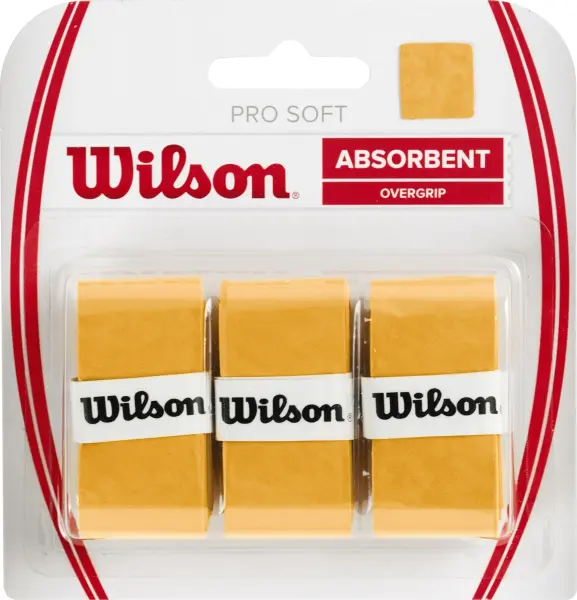 Обмотка для ракеток Wilson PRO SOFT OVERGRIP 3 PACK жовта (3 штуки) WRZ4040