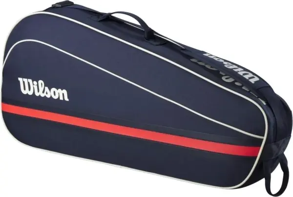 Сумка для тенісу Wilson TEAM 3 темно-синьо-червона WR8039801001