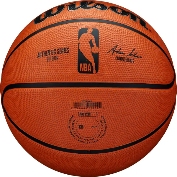 Баскетбольний м'яч Wilson NBA AUTHENTIC OUTDOOR помаранчевий Розмір 7 WTB7300XB07