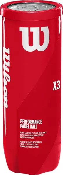 Набір м'ячів для падл-тенісу Wilson PADEL X3 BALL жовтий (3 штуки) WR8900801001