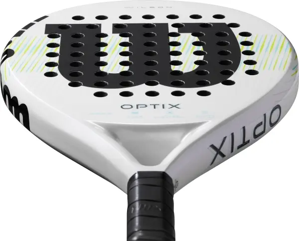 Ракетка для падл-тенісу Wilson OPTIX V1 GRIP2 біла WR181711U2