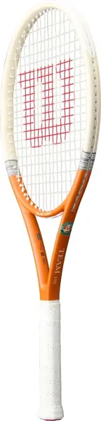 Ракетка для тенісу Wilson ROLAND-GARROS 2026 TEAM 102 оранжево-кремова WR192910