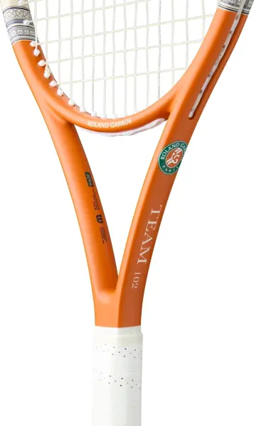 Ракетка для тенісу Wilson ROLAND-GARROS 2026 TEAM 102 оранжево-кремова WR192910