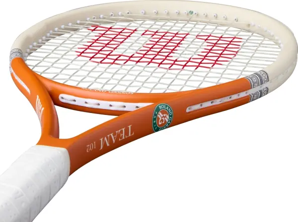 Ракетка для тенісу Wilson ROLAND-GARROS 2026 TEAM 102 оранжево-кремова WR192910