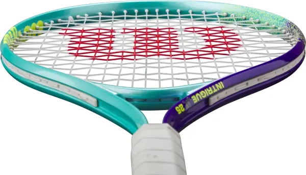 Ракетка для тенісу дитяча Wilson INTRIGUE JR 25 бірюзово-фіолетово-жовта WR180310