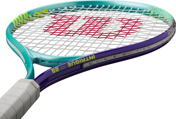 Ракетка для тенісу дитяча Wilson INTRIGUE JR 25 бірюзово-фіолетово-жовта WR180310