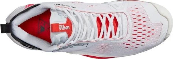 Кроссовки теннисные Wilson RUSH PRO TOUR MID бело-оранжево-черные WRS332040