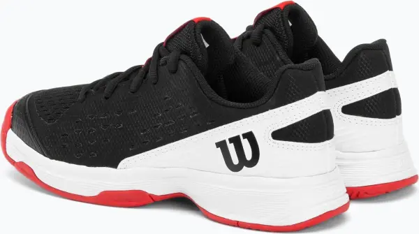 Кросівки тенісні дитячі Wilson RUSH PRO L JR чорно-біло-червоні WRS330100