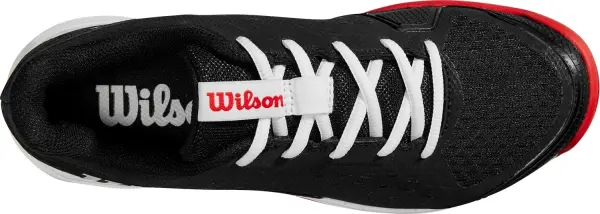 Кроссовки теннисные детские Wilson RUSH PRO L JR черно-красно-белые WRS333010