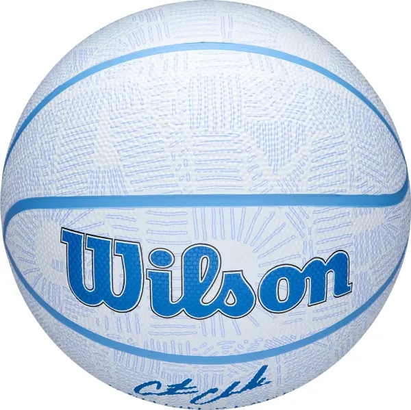 Баскетбольний м'яч Wilson CAITLIN CLARK ENVISION біло-блакитний Розмір 6 WZ3022401XB6