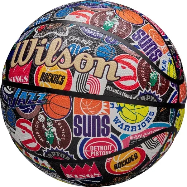 Баскетбольний м'яч Wilson NBA ALL TEAM RETRO різнокольоровий Розмір 7 WZ4028501XB7