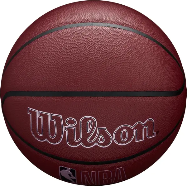 Баскетбольний м'яч Wilson NBA FORGE PLUS MAROON бордовий Розмір 7 WZ2016802XB7