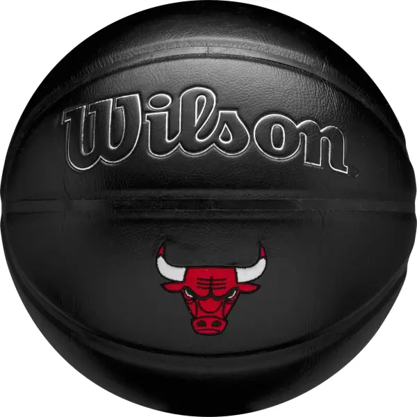 Баскетбольний м'яч Wilson NBA TEAM PREMIERE CHICAGO BULLS чорний Розмір 7 WZ4026405XB7