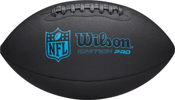 М'яч для американського футболу Wilson NFL IGNITION PRO ECO чорно-блакитний Розмір 9 WF3011102XBOF