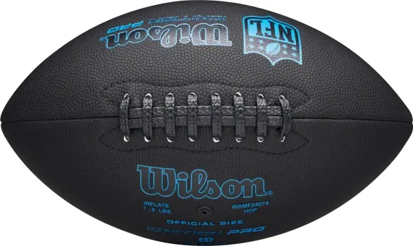 М'яч для американського футболу Wilson NFL IGNITION PRO ECO чорно-блакитний Розмір 9 WF3011102XBOF