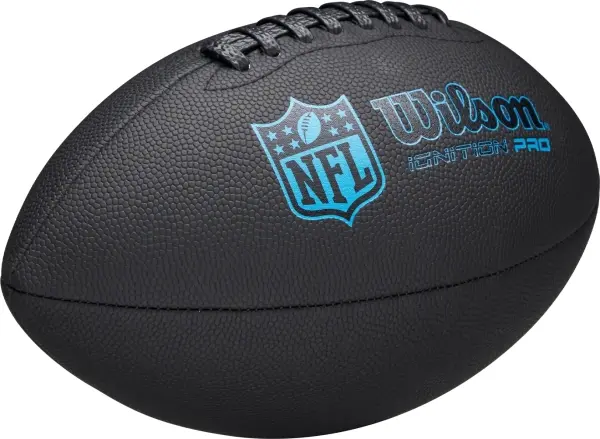 М'яч для американського футболу Wilson NFL IGNITION PRO ECO чорно-блакитний Розмір 9 WF3011102XBOF